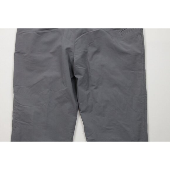 Under Armour Mens Size 34x30 Spell Out Stretch Wide Leg Golf Chino Pants Gray - Picture 11 of 12